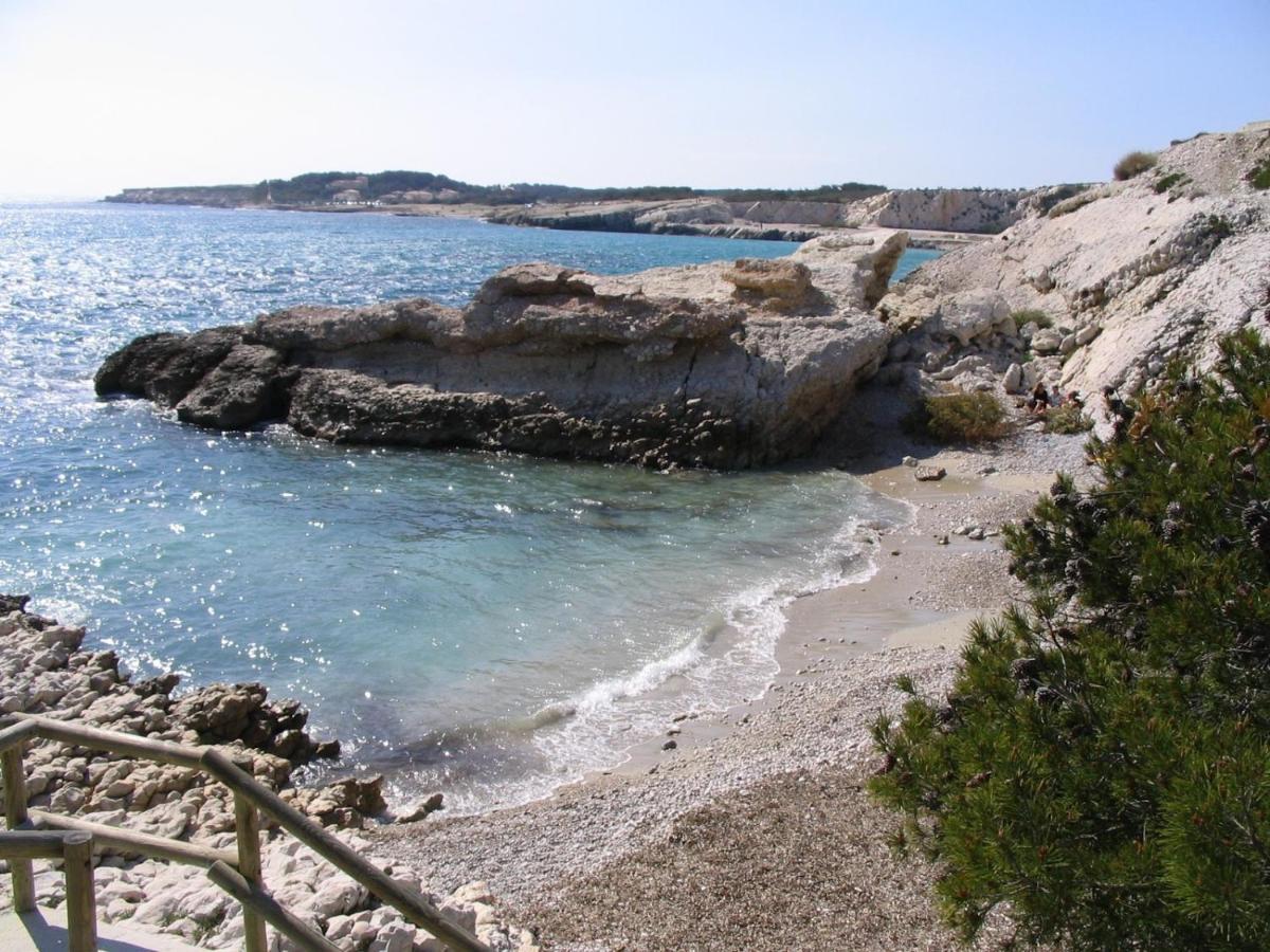 Sea, Sweet & Sun - Vue Sur Mer - T3 - Plage Commerce Et Port A Pieds Sausset-les-Pins Exteriér fotografie